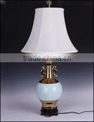Chinese Longquan Celadon Style Ceramic Lamp