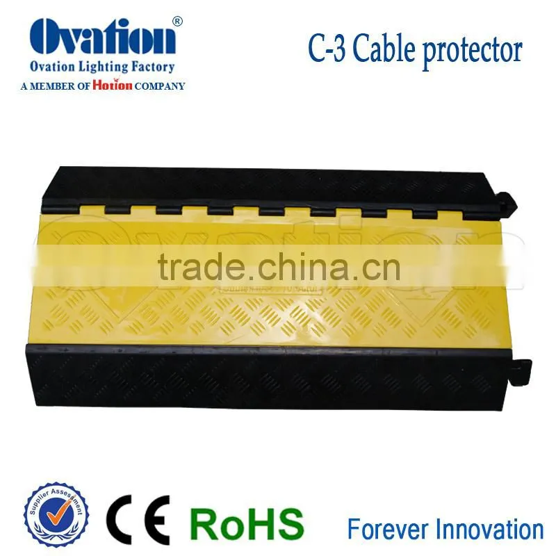 3-Channel Cable Ramp Protectors