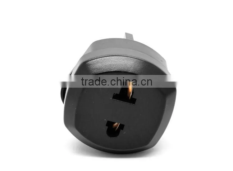 EU 2 PIN TO UK 3 PIN TRAVEL ADAPTER PLUG ADAPTOR CONVERTER PLUG