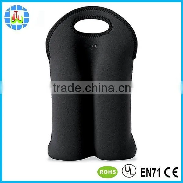 portable insulated wine bottle cooler tote for outdoor picnic travel
