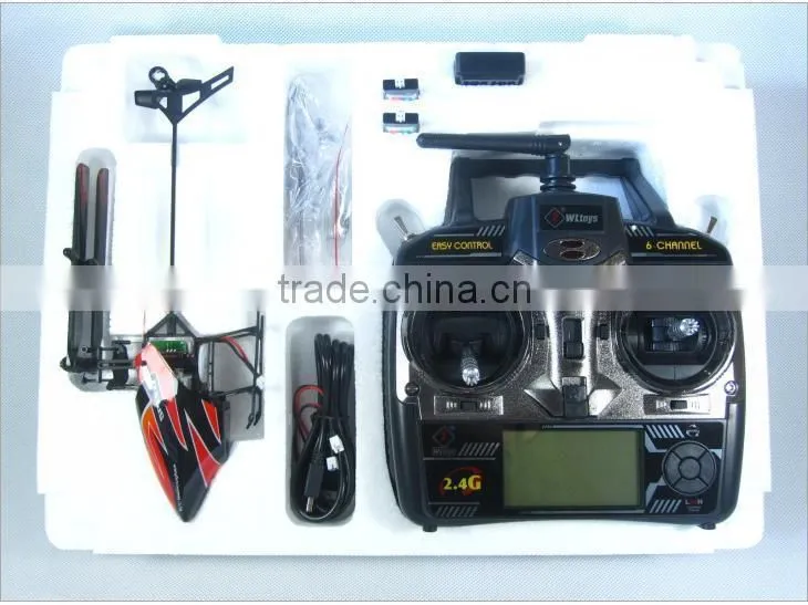 WL toys V922 single blade 2.4GHz 6ch rc 28.5cm helicopter rc toys RTF helicopter