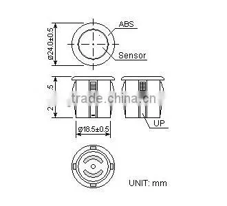High quality parking ultrasonic sensor NU40D19TR-1