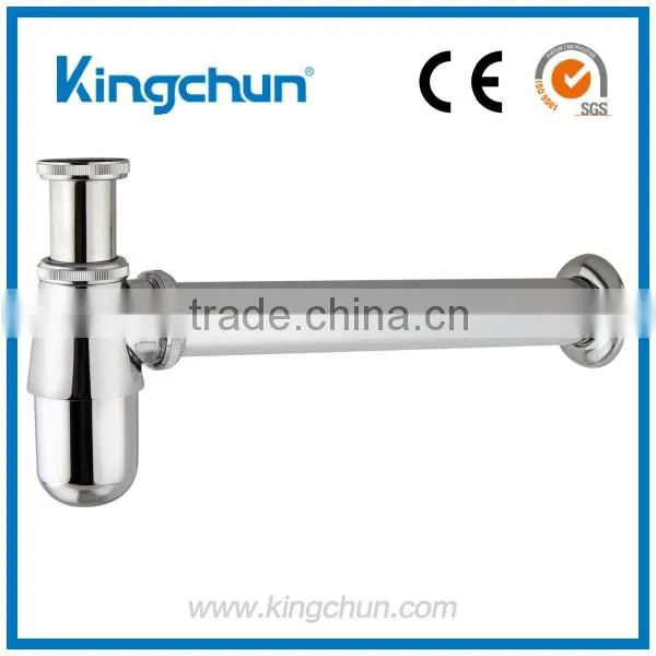 New Product Basin Waste Accessories Siphon Brass Waste Chrome Plated Bottle Trap (J282)