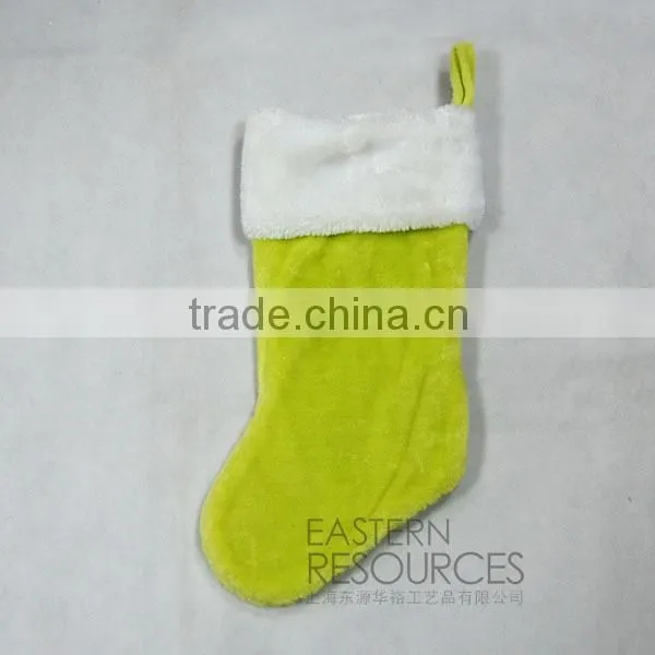 Plush Colorful Christmas Stocking