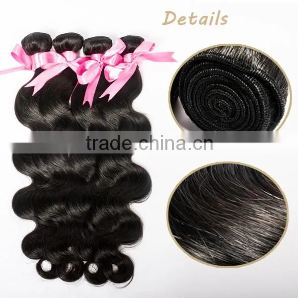 Natural Chinese hair extensions natural human hair
