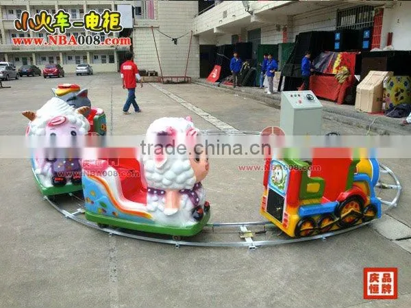 FRP amusement railway train for children