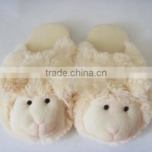 plush animal slipper/anime plush slippers for men/plush indoor animal slippers