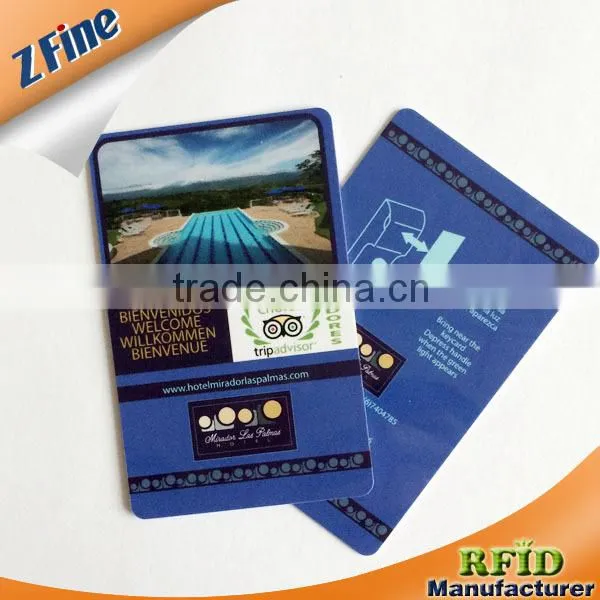top sale sliver magnetic strip two in one pvc card