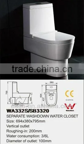 Australia two-piece water closet
