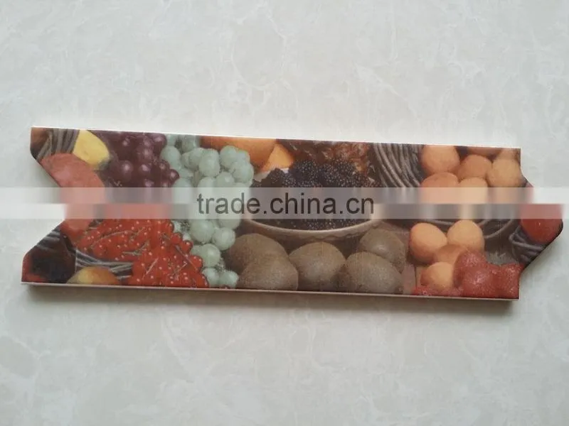 3D Digital inkjet arrow sharped Interlock Border tile