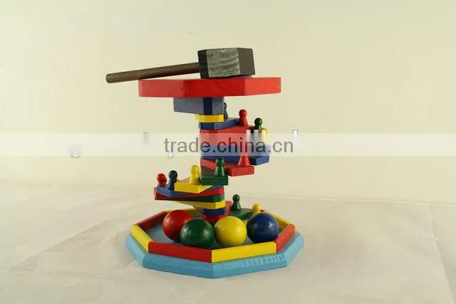 Wooden toy building blocks,children wooden building block