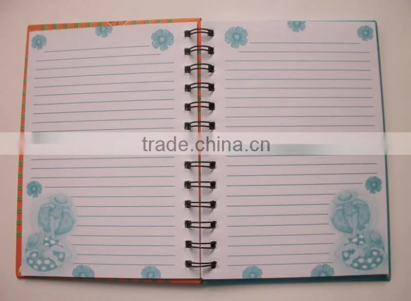 A5 luxury children spiral notebook