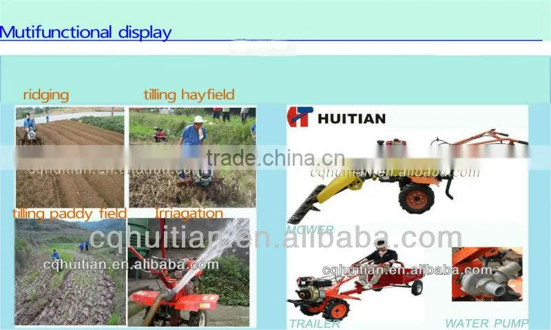HT-105 6hp Farm Rotary tiller handbar