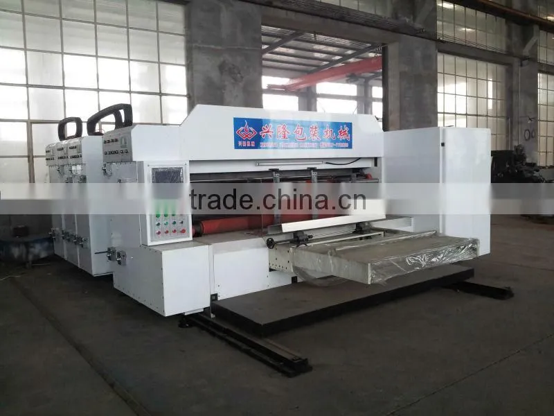 high speed flexo printing slotting rotary die cutting machine