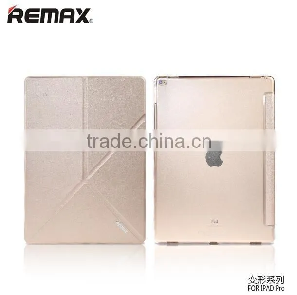 Top Selling Product Remax Fold Stand Leather Tablet Cover Case for iPad Pro TB-0007