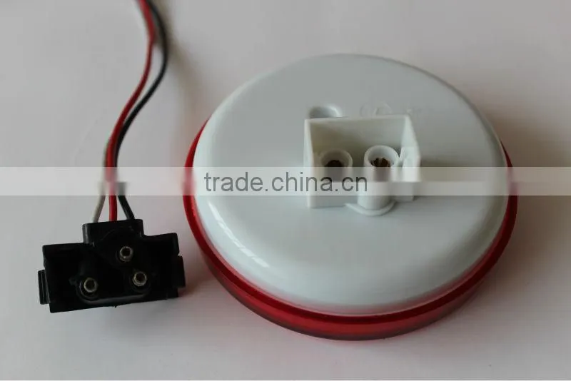 4" Round LED Stop Turn Tail Light Trailer Brake Lights