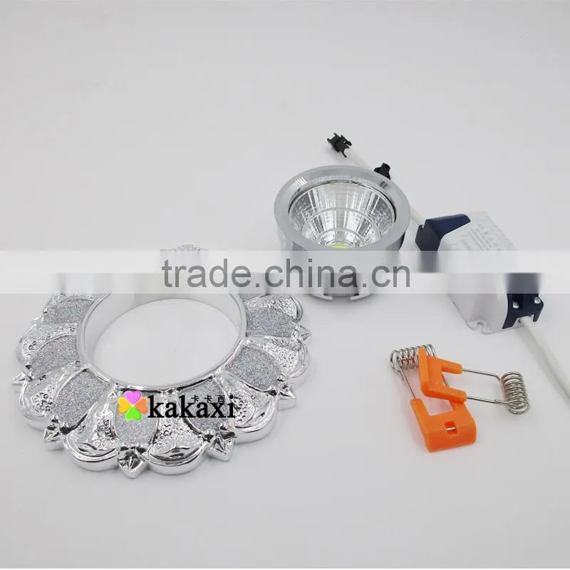European LED Ceiling Light COB 3W 5w Resin + Aluminum LED Downlight Spotlight