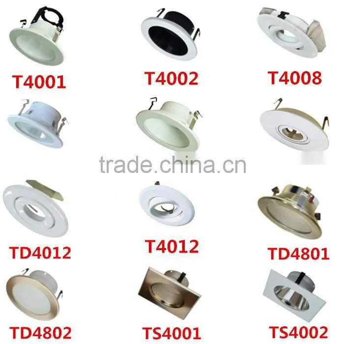 3'' matte white adjustable inner ring 3 clips fit for gu10 led bulb and pot light etl listed