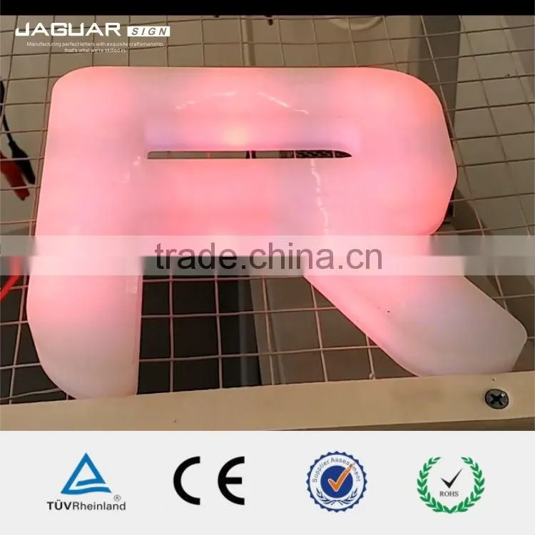 custom made durable outdoor waterproof advertising led lighted letter sign