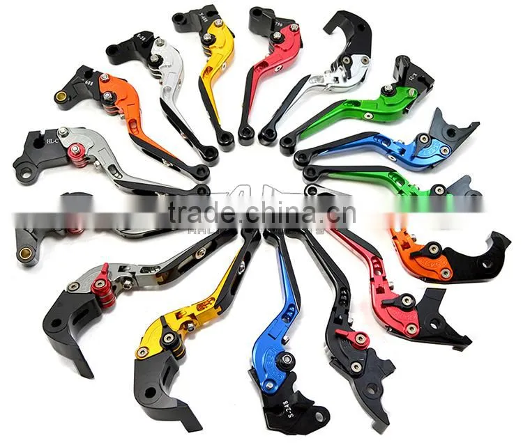 BJ-LS-001-F16/KL CNC foldable extendable motorcycle brake clutch lever for KTM DUKE 390