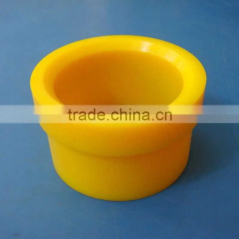 Engineering plastic injection molded customed durable pu polyurethane tube pu rubber bushing
