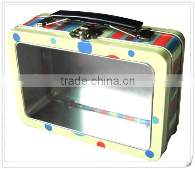 Tin window box, tin boxes with window