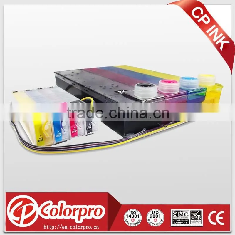 Alibaba discount printer ciss cartridges ciss ink tank for hp 970 971 for hp x451 reset chip
