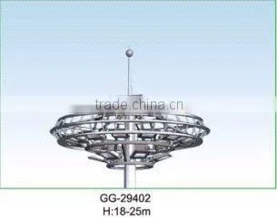 High quality steel high mast light Outdoor light/High-pole lamp