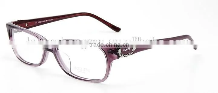 New Fashion acetate material flexible eyeglasses frames spectacles