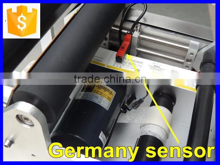 Sales promotion PLC Controlled semi auto round bottles labeling machine,jar labeling machine