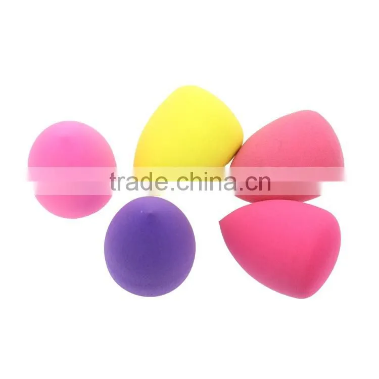 5Pcs Different Color Teardrop Face Cosmetic Makeup Sponge Puff