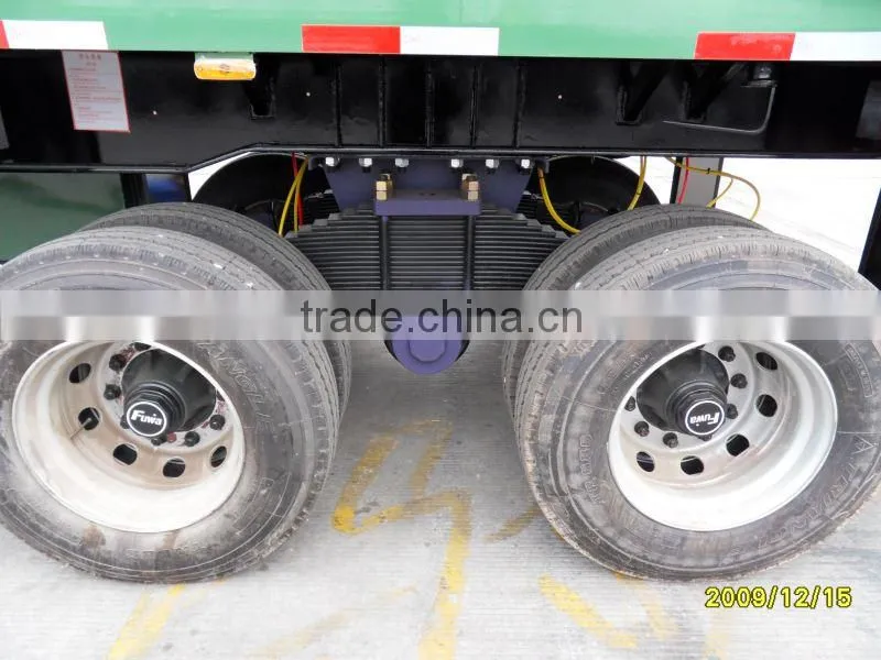 heavy duty 2 axles box body trailer for cargo transport for AngolaCongo