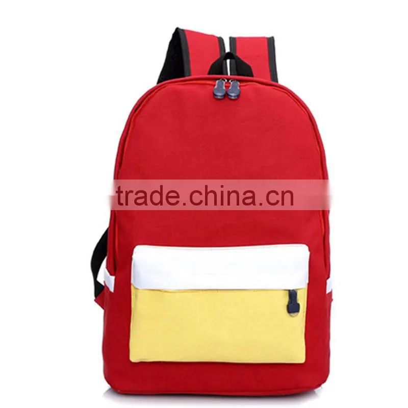 Colorful school bag cheap promotion light weight kids school bag