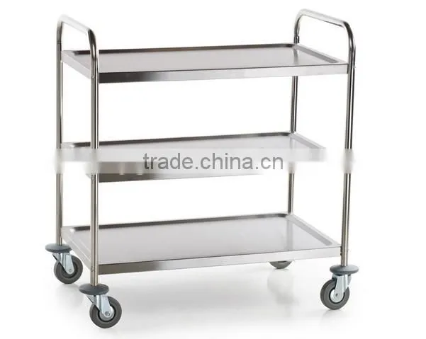 Two Shelf Steel Stocking Cart - 41" x 18"