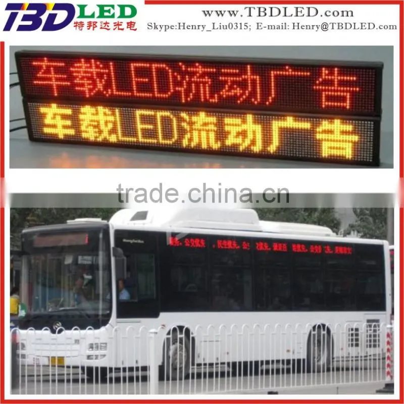 MINI led indoor moving message Bus sign display