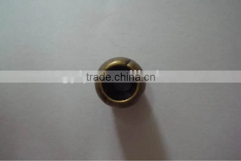 11mm*9mm antique brass metal bell stoppers ball
