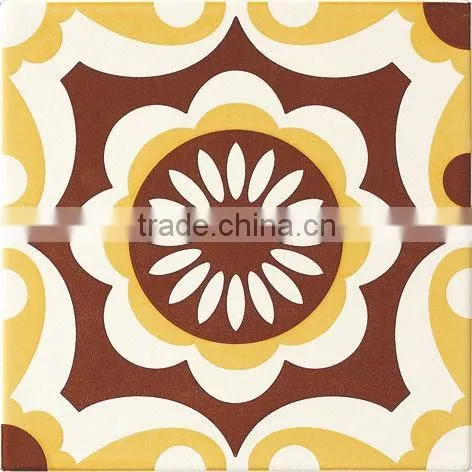 spanish style for bathroom ceramic tile 200*200mm