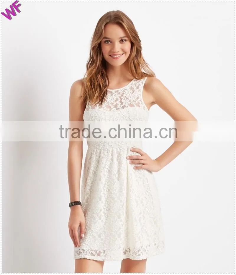 China wholesale clothing floral lace dress woman clothes woman