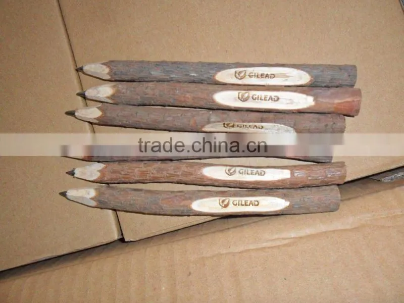 Promotion cheap wood pen best choice for gift and promotion twig pencil Twig pen