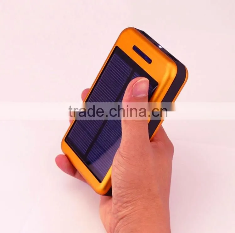 Portable universal solar charger, solar power bank, Sun power for mobile phone/iPhone/iPad