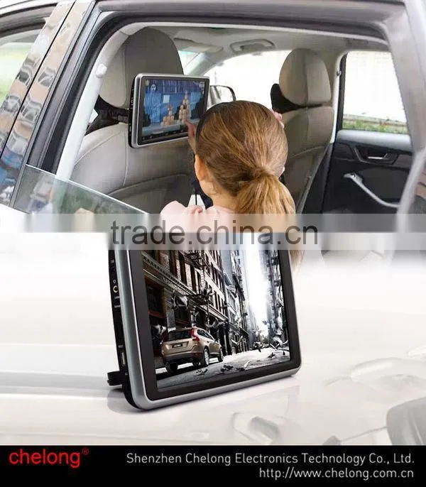 Easy Installation Hanging Headrest Monitor Support DVD/WIFI/USB/SD Card