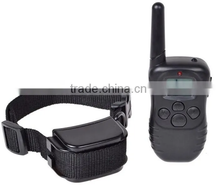 998DR-300 Meters Remote Adjustable Dog Training Collar With LCD Display