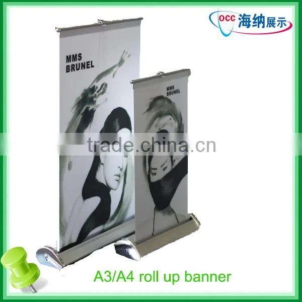 New high quality Custom aluminium roll up banner and out door banner for advertising high quality aluminum roll up
