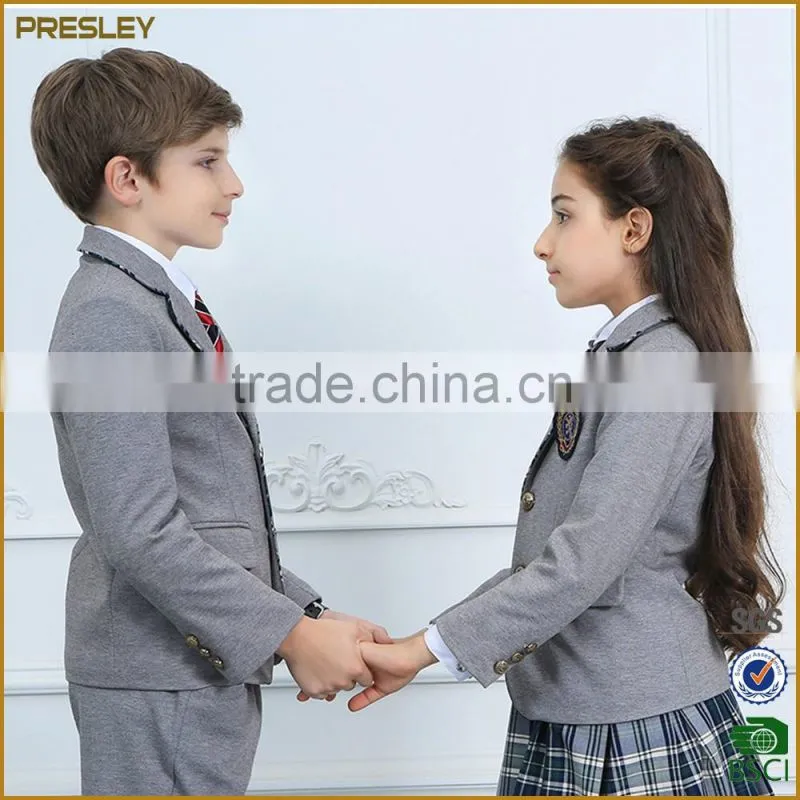 Presley OEM new arrival custom suit cheap 12 years clothes cotton blazers