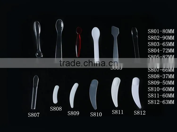 Fancy Designed Cream Plastic Mini Cosmetic Spatula