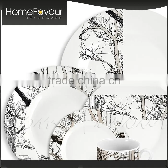 Dependable Supplier SGS Certified Restaurant Porcelain Round Dinnerware