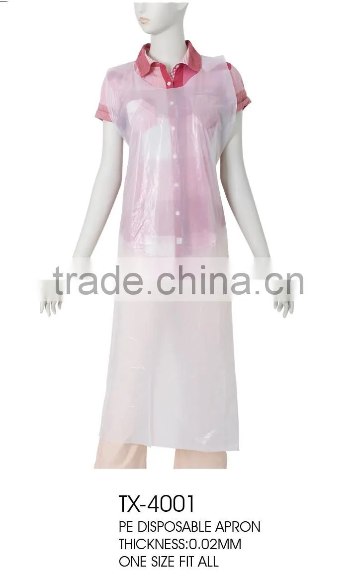 factory direct sales fashion reusale plastic apron