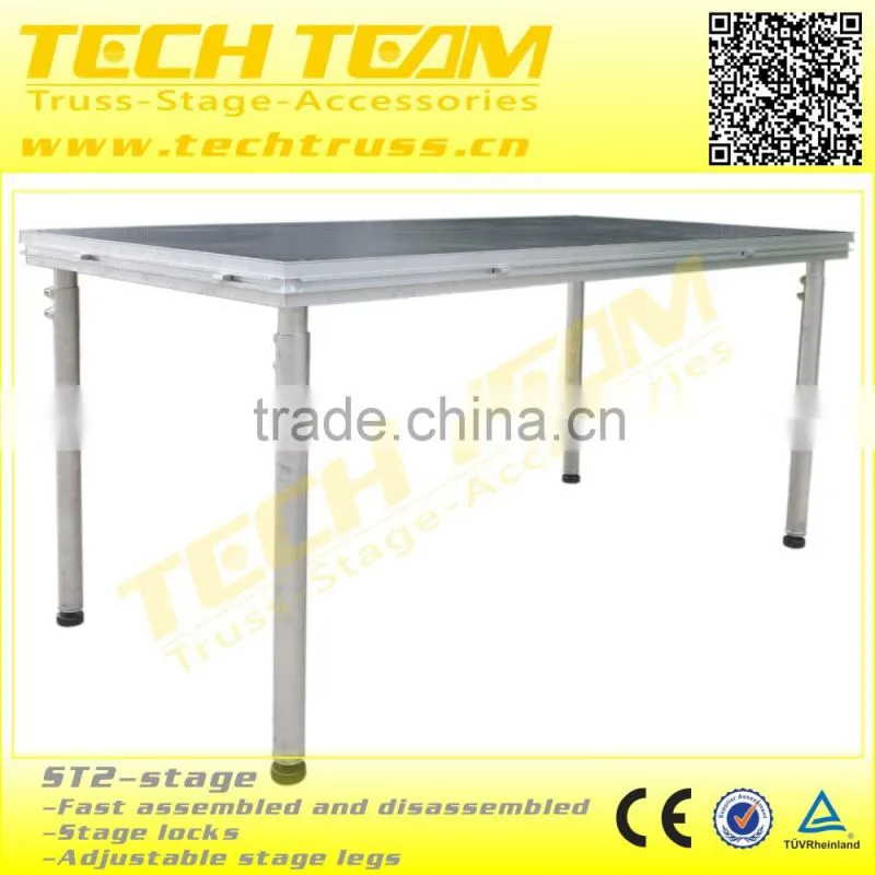 ST2 Adjustable Portable Outdoor Stage For Sale