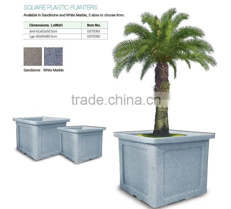 Project best choose large size plastic plant pots,large plastic tree pots