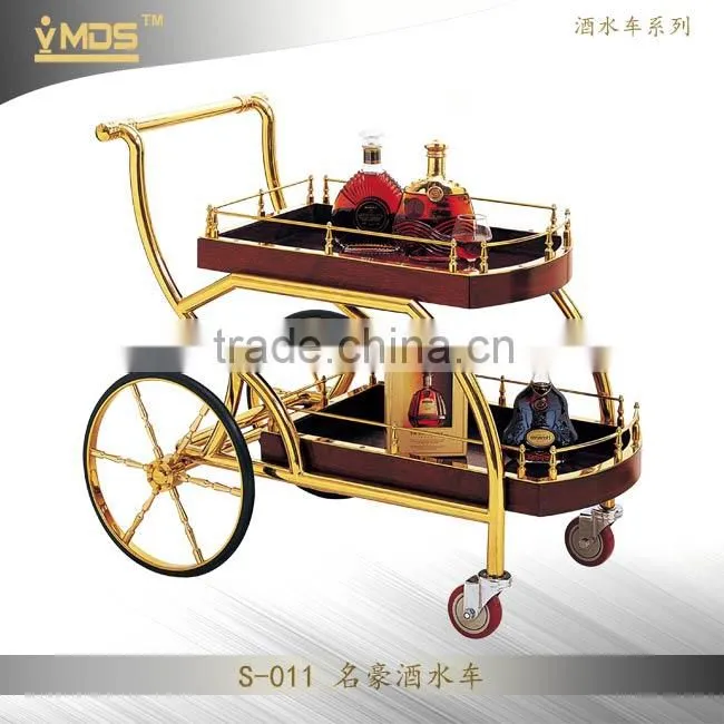 MAX S-004 Modern Wine Bar Cart Furniture,Drink Trolley For Sales